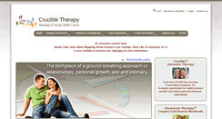Desktop Screenshot of crucibletherapy.com